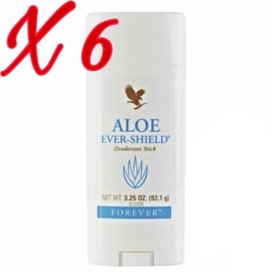 پک ۶ عددی آلوئه اور شیلد دئودورانت (مام خوشبو کننده فوراور) Aloe Ever-Shield Deodorant f تاریخ انقضا ۲۰۲۸_۰۱